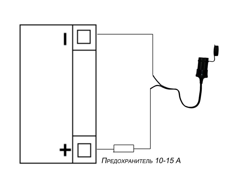 Схема подключения прикуривателя автомобиля