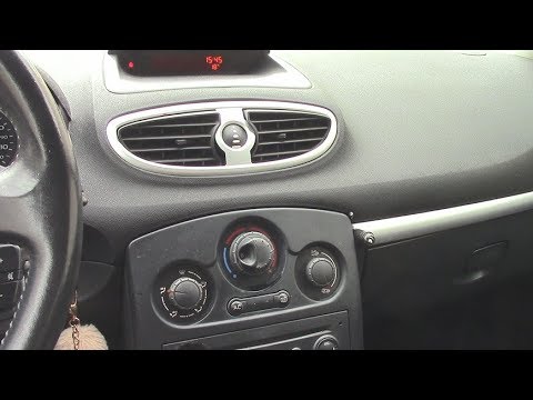 Renault Clio 2006 не работает четвёртая скорость вентилятора отопления