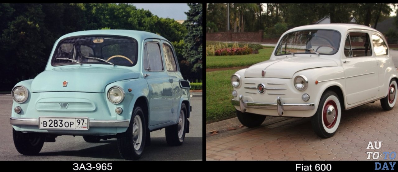 ЗАЗ-965 и Fiat 600