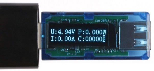 USB тестер позволяет узнать реальную емкость батареи