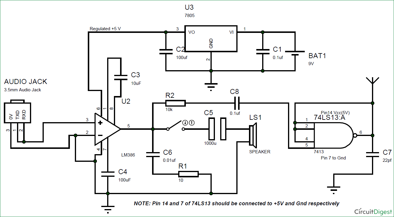 DIY Simple FM Transmitter circuit diagram