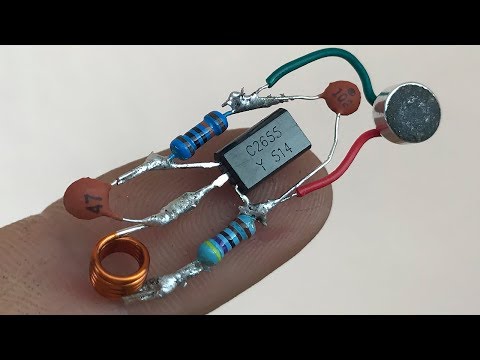 Как сделать простейший FM ПЕРЕДАТЧИК на одном транзисторе своими руками