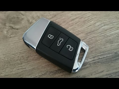 VW Passat B8 key fob battery replacement change Fernbedienung Batterie wechseln