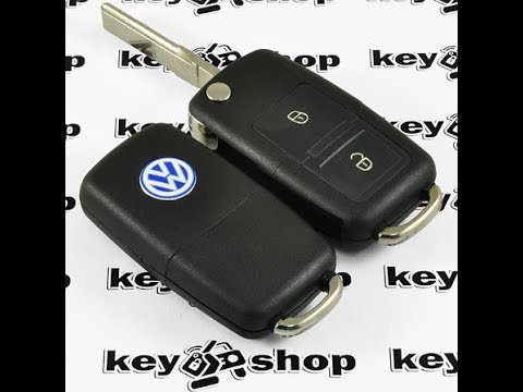 замена батареек в штатном ключе VolkSwagen golf sharan passat touran toureg