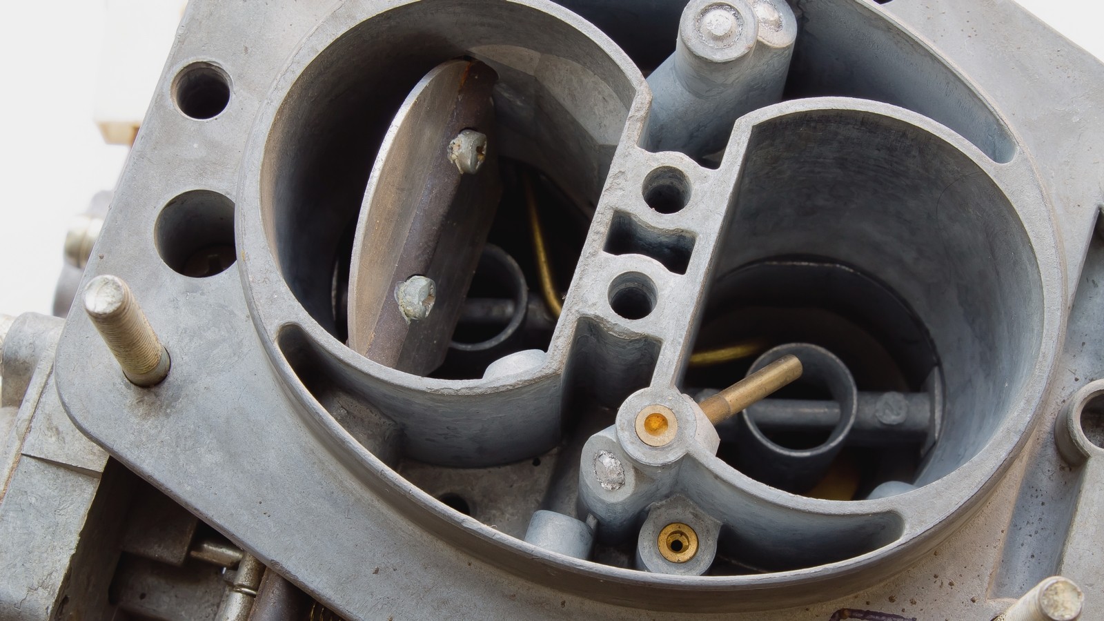 carburetor on white background