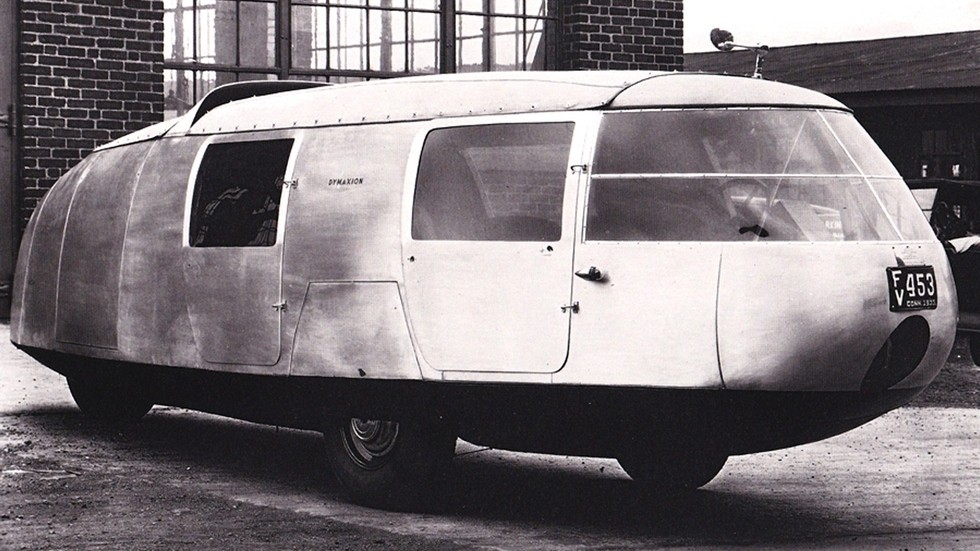 Первый образец трехколесного шестиметрового транспортного средства Dymaxion