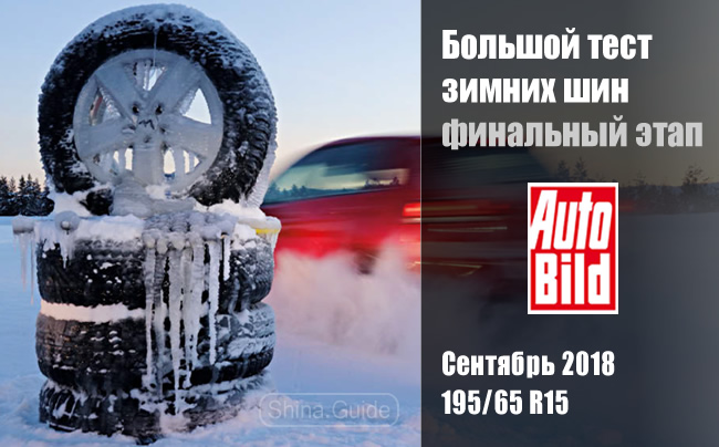 Большой тест зимних шин Auto Bild 2018 года