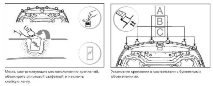Инструкция по установке дефлектора капота