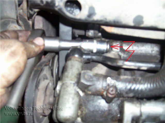 Замена термостата двигатель 1Z